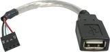 StarTech 15cm USB 2.0 Kabel - USB A naar 4-pins Moederbord Aansluitkabel F/F