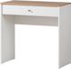 Hilda Kaptafel van bois in wit mat/kunsteiken decor - 80 x 40 x 78,5 cm tafel