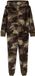 WE Fashion Jongens fleece onesie met print