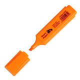 RAYLU PAPER Fluorescerende markeerstift met afgeschuinde punt, fluorescerende marker met lijnbreedte van 2-5 mm, fluorescerende marker voor organisatie (1, oranje)