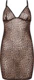 Hunkemöller Slipdress Leopard Zwart