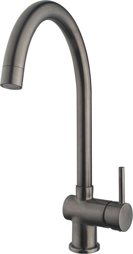 Xellanz Caral Keukenmengkraan - Gunmetal - RVS - Modern