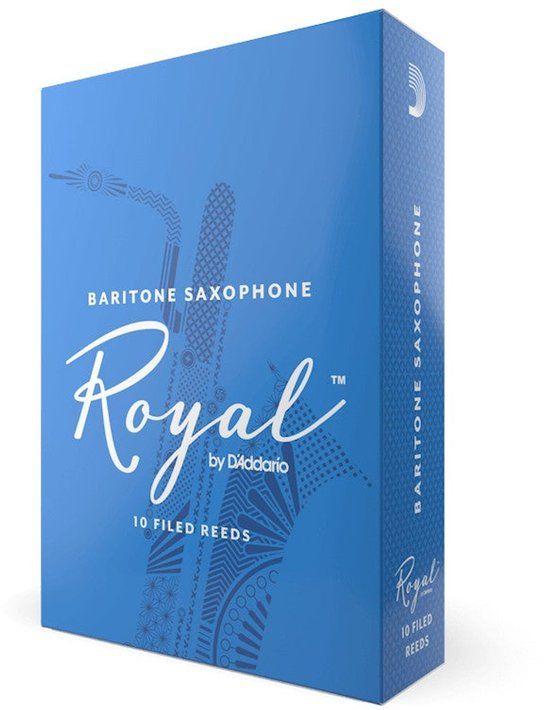D'Addario Woodwinds RLB1015 Royal Baritonsaxofoonriet, sterkte 1.5, 10 stuks
