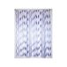 MSV Douchegordijn Polyester Blauw, Wit