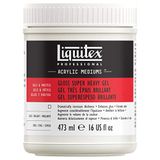 Liquitex 7416 Professional glanzende, zeer zware gel medium, Ideaal voor krachtige pieken en sculpturale wijze van opbrengen met acrylverf - 473ml Pot