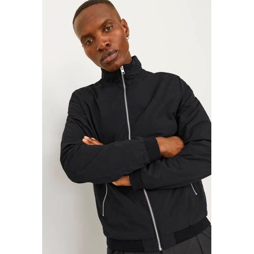 JACK & JONES ESSENTIALS bomberjack JJERUSH black