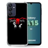 Cokitec Samsung Galaxy A15 4G / 5G Manga Death Note Zwart Versterkte Hoes