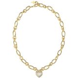 GUESS Amami Dames Ketting Staal - Goud