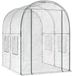 vidaXL Kweekkas met frame, 160 x 200 x 192,5 cm, PVC, transparant