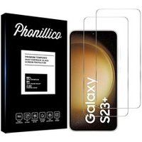 Phonillico® Gehard Glas voor Samsung Galaxy S23 PLUS [Pack 2]