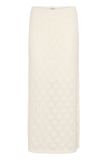 fransa - FRJESSICA SK 1 - Dames - Maxi rokken - Whisper White - Katoen/Polyester - Maat XS