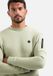 No Excess Ronde hals sweater met mouwrits