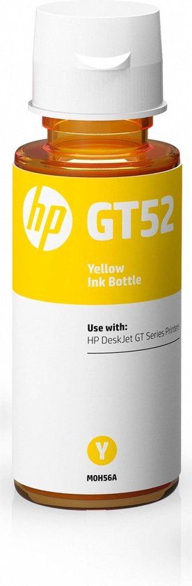 HP GT52 Originele Inktfles Geel - M0H56AE - 70 ml - 5000 pagina's