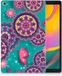 B2Ctelecom Samsung Galaxy Tab A 10.1 (2019) Housse de tablette unique Cercles et papillons