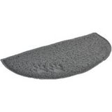 AniOne Toiletmat halfrond 40x60 cm grijs