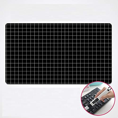 DHSBD Zwart Geruite Print Muismat Antislipmat