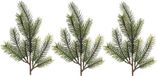 Sans marque Branche de sapin de Noël - 3x - vert - L36 cm