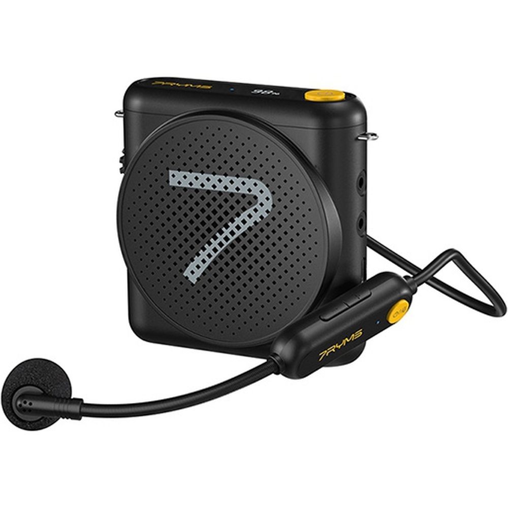 七语 7RYMS Presentatie-speaker met draadloze headset - zwart