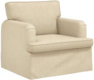 vidaXL Bank Crème Stof 84 x 80 x 85 cm