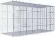 Gabion de séparation Type 2 80 cm x 40 cm x 30 cm (L x H x P), maille 10 cm x 10 cm, spirale