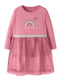 NAME IT Jurk 'NMFLahappi' pitaja roze / pastelroze / zilver