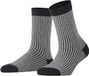 FALKE Family Special Edition gedessineerd katoen sokken dames zwart - maat 35-38