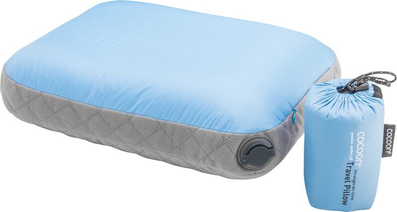 Cocoon Air-Core Ultralight Kussen - 28x38cm - Blauw/Grijs