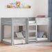 Maison Exclusive - Lit superposé pour enfants, gris Sonoma, 80 x 200 cm, panneau de particules