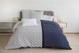 HOME LINGE PASSION Dekbedovertrek Rainbow - 240 x 260 cm - Katoen - Blauw