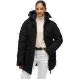 Superdry City Gewatteerde Parka Jas Dames Zwart
