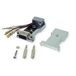 Roline DB9 female-RJ45 female 8P/8C 8 aders., zilver