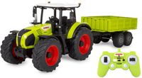 Jamara RC voertuig Landbouwvoertuigen - 405360 RC Claas Arion 660 Tractor met Kieper Aanhangwagen - Groen - 2,4GHz RC Model Kant en Klaar - 1:24