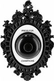 Cepewa Muurdecoratie bel - Press for Champagne - zwart