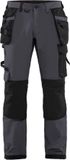 Blåkläder Werkbroek met 4-weg stretch 1522-1645 - Medium Grijs/Zwart - C146