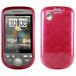 Logotrans Circle Series siliconen beschermhoes voor HTC Tattoo, roze