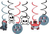 Folat Hangdecoratie - Pirate Party - 6 stuks