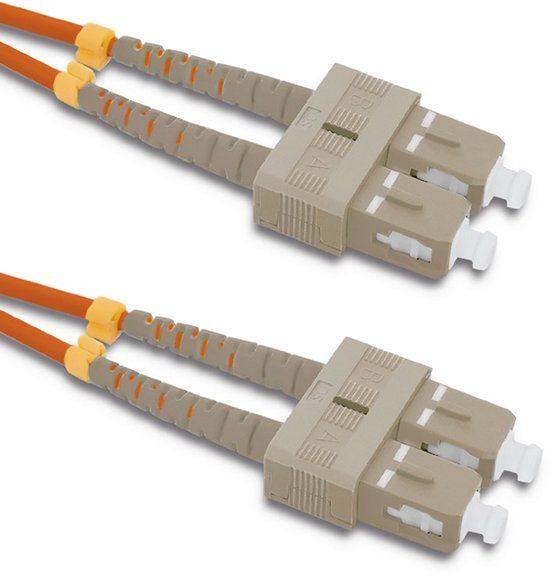Qoltec - Multimodus Patchkabel - SC/UPC - SC/UPC - Duplex - 5m