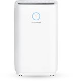 Bloomfold Luchtontvochtiger - 20L per Dag - Incl. Was-droog Functie - Geschikt voor Woonkamer, Slaapkamer, Kelder & Badkamer - Dehumidifier - Wit