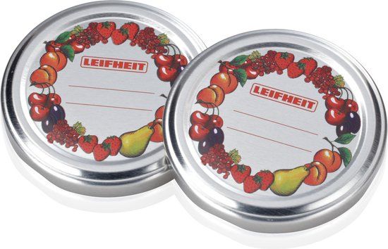 Leifheit Deksel voor Weckpotten - 235 ml - 8,2 cm - Multicolor