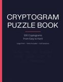Large Print Cryptograms: Hidden Proverb Puzzles - Volume 2