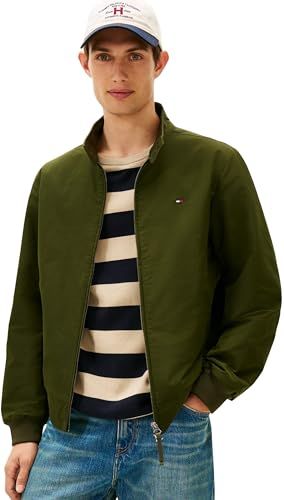 Tommy Hilfiger HARRINGTON JACKET MW0MW37647 - GROEN - L
