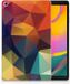 B2Ctelecom Samsung Galaxy Tab A 10.1 (2019) Tablethoesje Design Polygon Color