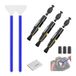 NEEWER 6-in-1 reinigingsset voor cameralens voor elektronica, mobiele telefoons, tablets, 3 x dubbele kop-pen voor lenzen + 2 x 24 mm full-frame sensorpads + 1 x reinigingsdoek, HM-48