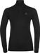 ODLO Bl Top Turtle Neck L/S Half Zip Active Warm Eco Thermoshirt Dames - Zwart - Maat M