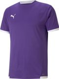 Puma Teamliga Shirt Korte Mouw Kinderen - Paars / Wit | Maat: 164