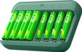 GP Charge&Save Batterijlader AA/AAA - Snellader USB-C 8-slot