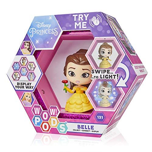 WOW! PODS Belle - Beauty and The Beast | Officiële Disney Princess Light-Up Bobble-Head Figuur | 5055394018631