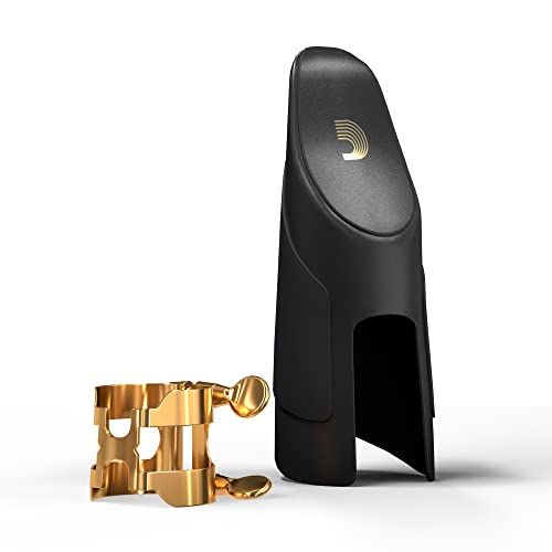 RICO H-bladschroef en capsule voor tenorsaxofoon (metalen mondstuk), verguld