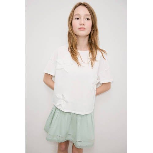 Mango Kids A-lijn rok turquoise