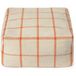 Lorena Canals Pouf Geo Block Natural 45 x 45 x 23 cm